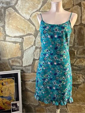 Byer Too! California Floral Slip Dress | Y2K 90s Mini Dress | Size 7